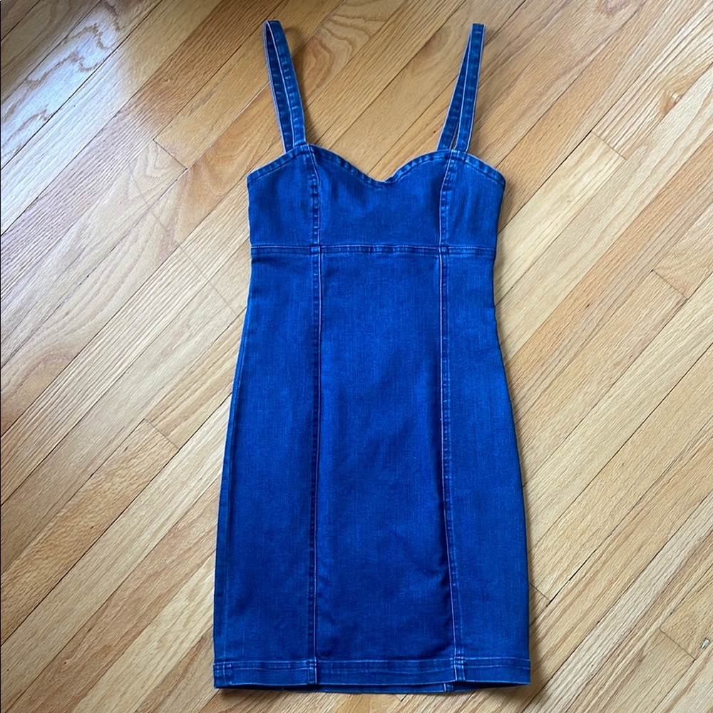 Forever 21 Blue Denim Mini Dress